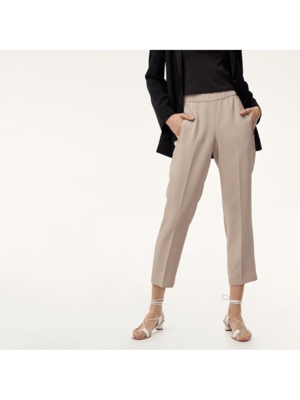 Wilfred Darontal Japan Crepe Pants 6 smoke pet free 1 tiny pull see pic aritzia